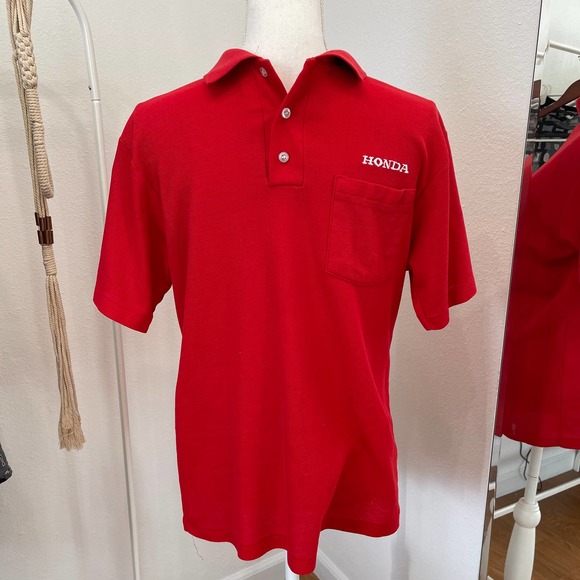 HONDA Pit Team Ricky G polo shirt - Picture 1 of 6